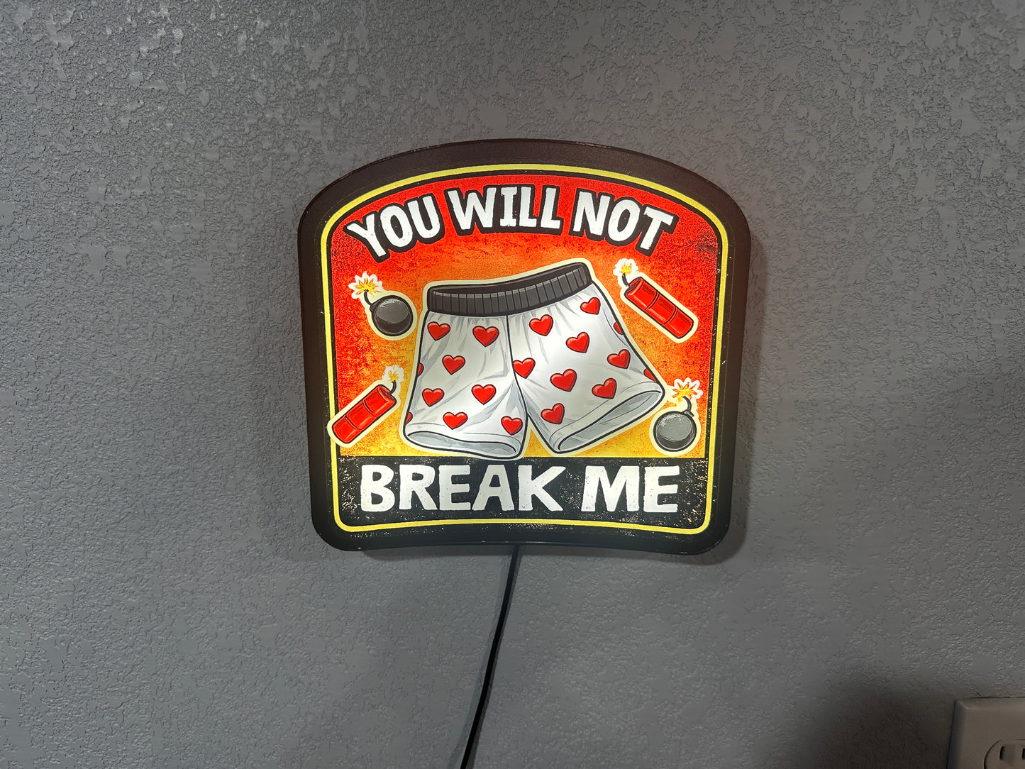You Will Not Break Me Lightbox