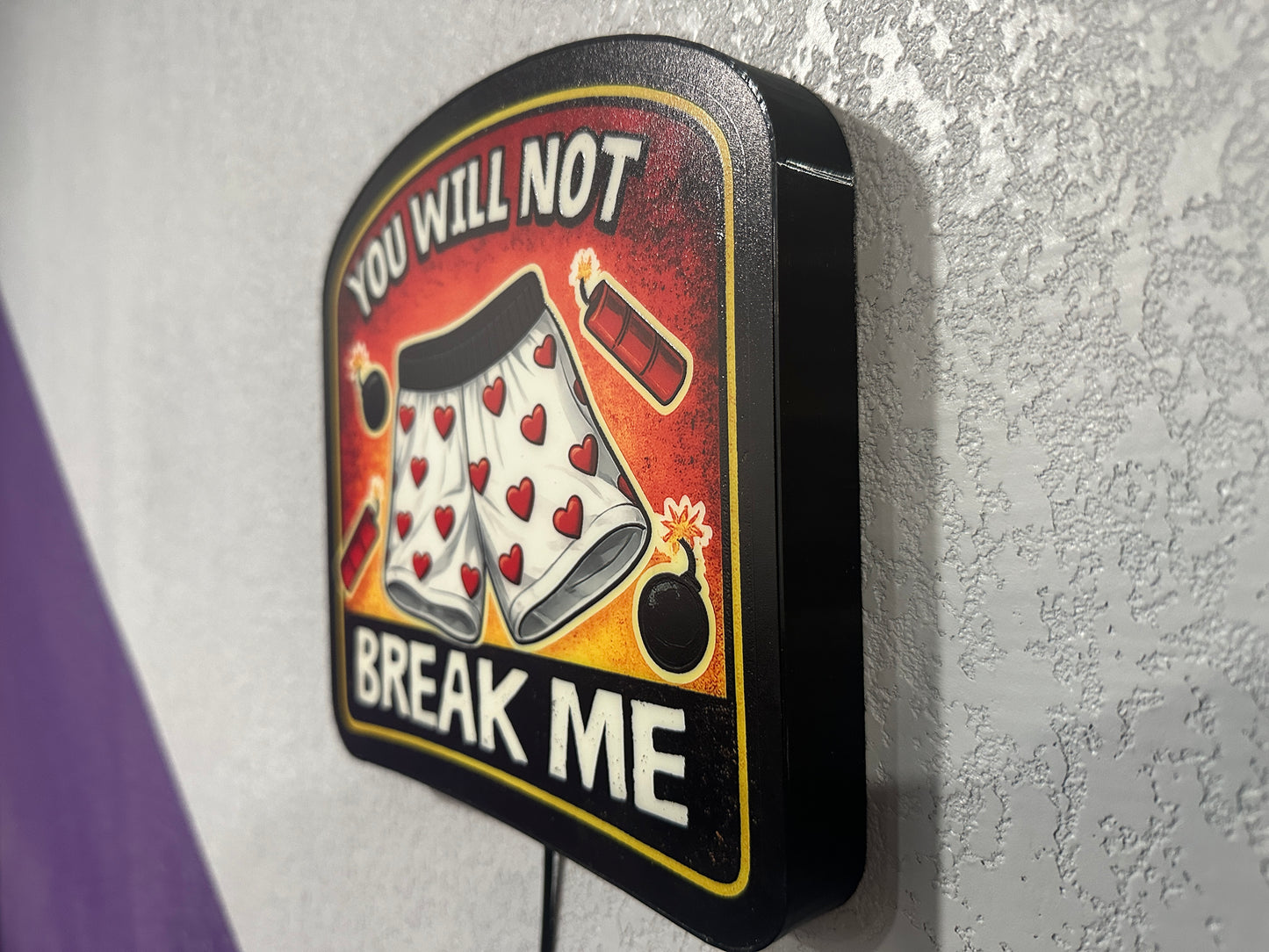 You Will Not Break Me Lightbox